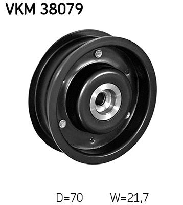 SKF Galet enrouleur de courroie d'accessoire  VKM 38079
