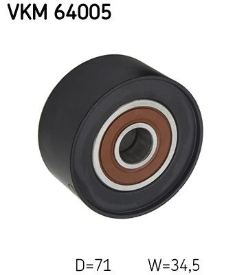 SKF Galet enrouleur de courroie d'accessoire  VKM 64005