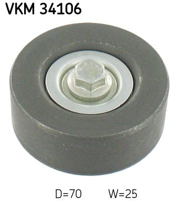 SKF Galet enrouleur de courroie d'accessoire  VKM 34106