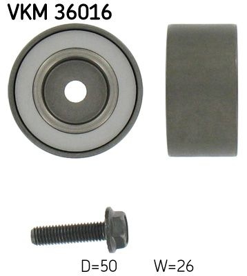 SKF Galet enrouleur de courroie d'accessoire  VKM 36016