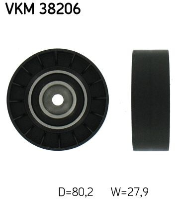 SKF Galet enrouleur de courroie d'accessoire  VKM 38206