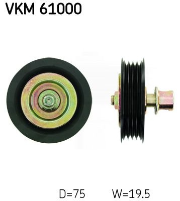 SKF  Galet enrouleur (courroie d'accessoire) VKM 61000