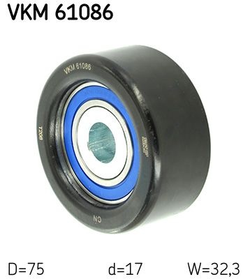 SKF  Galet enrouleur (courroie d'accessoire) VKM 61086
