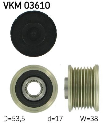SKF Poulie roue libre, alternateur  VKM 03610