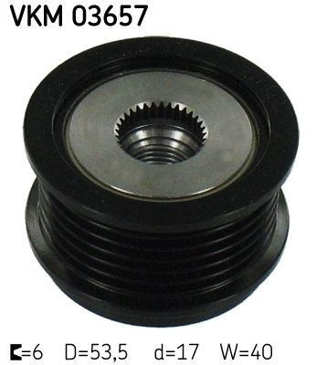 SKF Poulie roue libre alternateur VKM 03657 