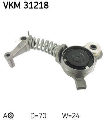 SKF Poulie-tendeur courroie trap&eacute;zo&iuml;dale &agrave; nervures VKM 31218 