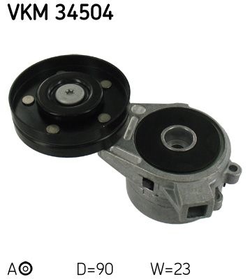 SKF Poulie-tendeur courroie trap&eacute;zo&iuml;dale &agrave; nervures VKM 34504 