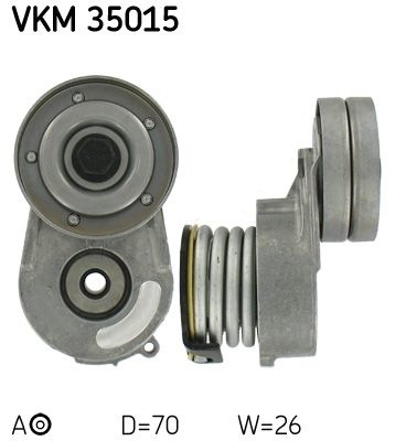 SKF Poulie-tendeur courroie trap&eacute;zo&iuml;dale &agrave; nervures VKM 35015 