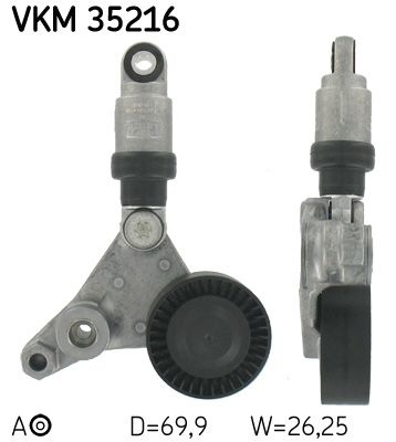 SKF Poulie-tendeur courroie trap&eacute;zo&iuml;dale &agrave; nervures VKM 35216 