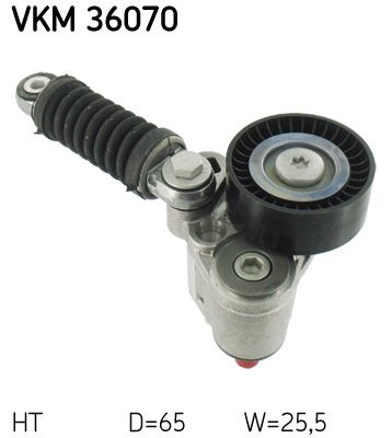 SKF Poulie-tendeur courroie trap&eacute;zo&iuml;dale &agrave; nervures VKM 36070 