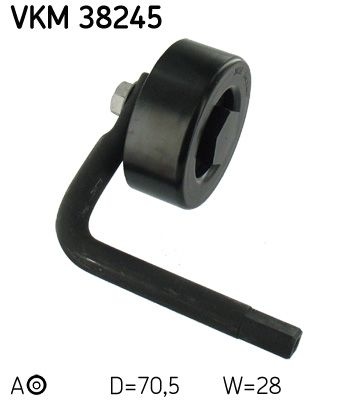 SKF Poulie-tendeur courroie trap&eacute;zo&iuml;dale &agrave; nervures VKM 38245 