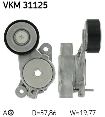 SKF  Galet tendeur (courroie d'accessoire) VKM 31125 VOLKSWAGEN POLO