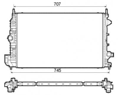 NRF  53132 Radiateur, refroidissement du moteur
