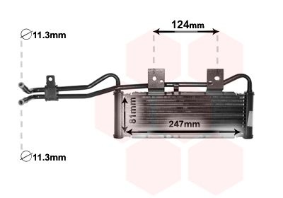 VAN WEZEL Radiateur dhuile 82003330 International Radiators