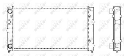 NRF  519501 Radiateur, refroidissement du moteur