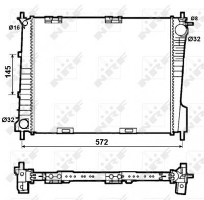 NRF  53077 Radiateur, refroidissement du moteur