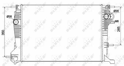 NRF Radiateur de refroidissement  53136 (X1)