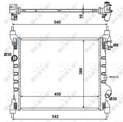 NRF  53195&nbsp;Ventilateur, refroidissement moteur