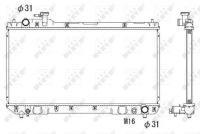 NRF  53275 Radiateur, refroidissement du moteur