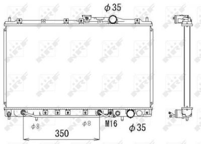 NRF  53283 Radiateur, refroidissement du moteur