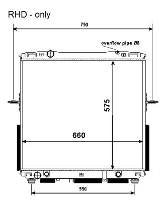 NRF  53368 Radiateur, refroidissement du moteur