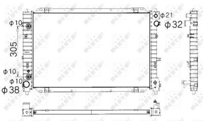 NRF  53377 Radiateur, refroidissement du moteur
