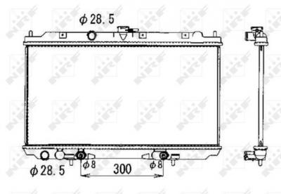 NRF  53390 Radiateur, refroidissement du moteur