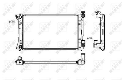 NRF  53394 Radiateur, refroidissement du moteur