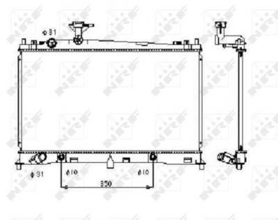 NRF  53410 Radiateur, refroidissement du moteur