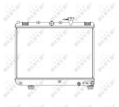 NRF Radiateur, refroidissement du moteur  53486