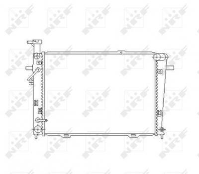NRF  53496 Radiateur, refroidissement du moteur