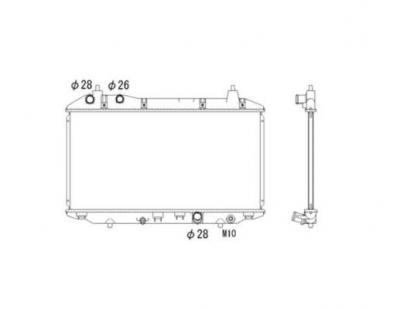 NRF  53529 Radiateur, refroidissement du moteur