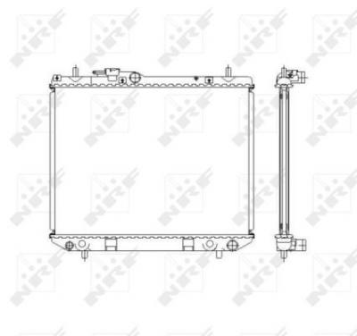 NRF  53536 Radiateur, refroidissement du moteur