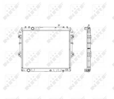 NRF  53541 Radiateur, refroidissement du moteur