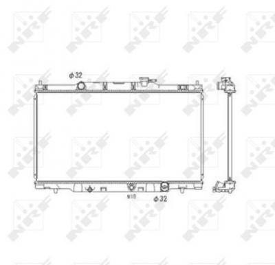 NRF  53573 Radiateur, refroidissement du moteur