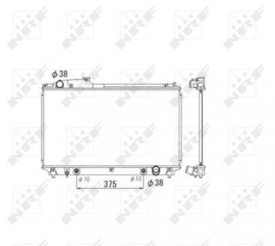 NRF  53584 Radiateur, refroidissement du moteur