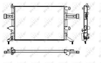 NRF Radiateur, refroidissement du moteur  53629