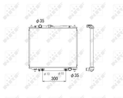 NRF  53810 Radiateur, refroidissement du moteur