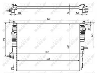 NRF  53965 Radiateur, refroidissement du moteur
