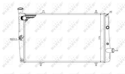 NRF  54669 Radiateur, refroidissement du moteur