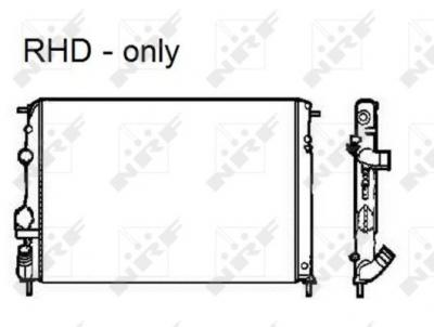 NRF  58326 Radiateur, refroidissement du moteur