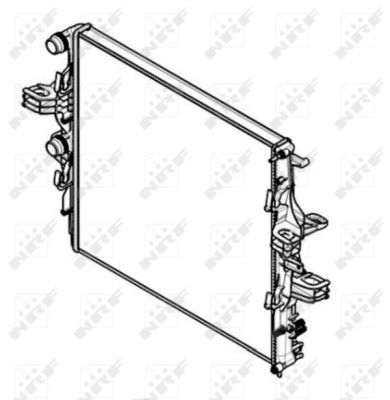 NRF Radiateur de refroidissement  58431 (X1)