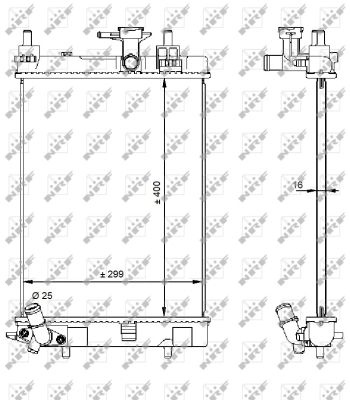NRF  59207&nbsp;refrigerantes du moteur