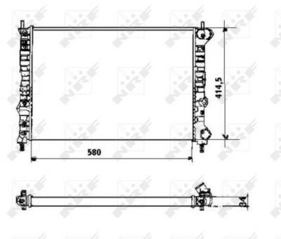 NRF  58169 Radiateur, refroidissement du moteur