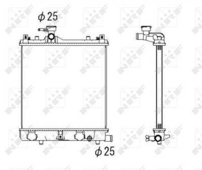 NRF  53430 Radiateur, refroidissement du moteur