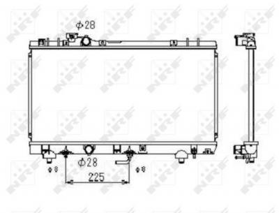 NRF  53349 Radiateur, refroidissement du moteur
