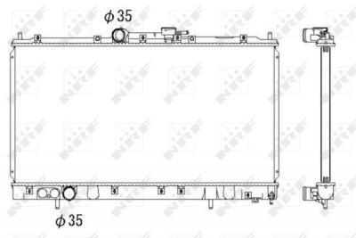 NRF  53312 Radiateur, refroidissement du moteur