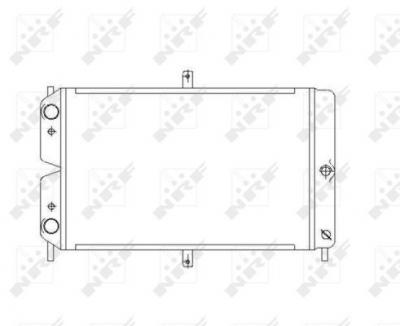 NRF  52008 Radiateur, refroidissement du moteur