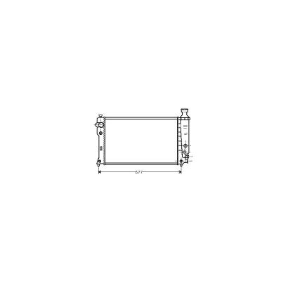 VAN WEZEL Radiateur, Refroidissement Du Moteur Peugeot 405 I Break De 10/1988 &Agrave; 08/1992