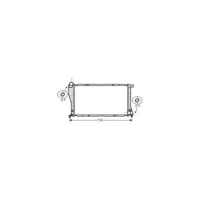 VAN WEZEL Radiateur refroidissement du moteur 06002234 International Radiators